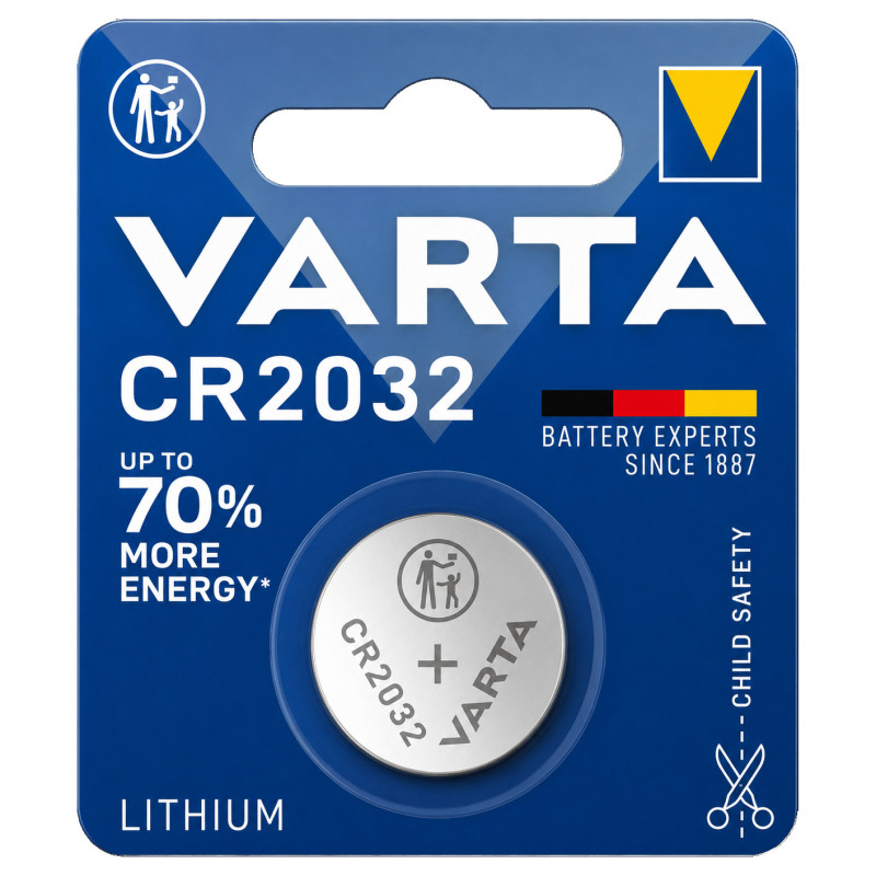 Bateria CR2032 guzikowa pastylkowa litowa 20x3.2 VARTA