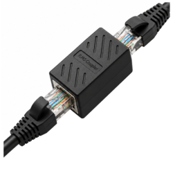 Przedłużacz RJ45 8P8C łącznik adapter beczka Ethernet Cat5 Cat6 żeński