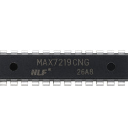 Drivere MAX7219 MAX7219CNG pentru 8 afișaje digitale cu LED-uri DIP24