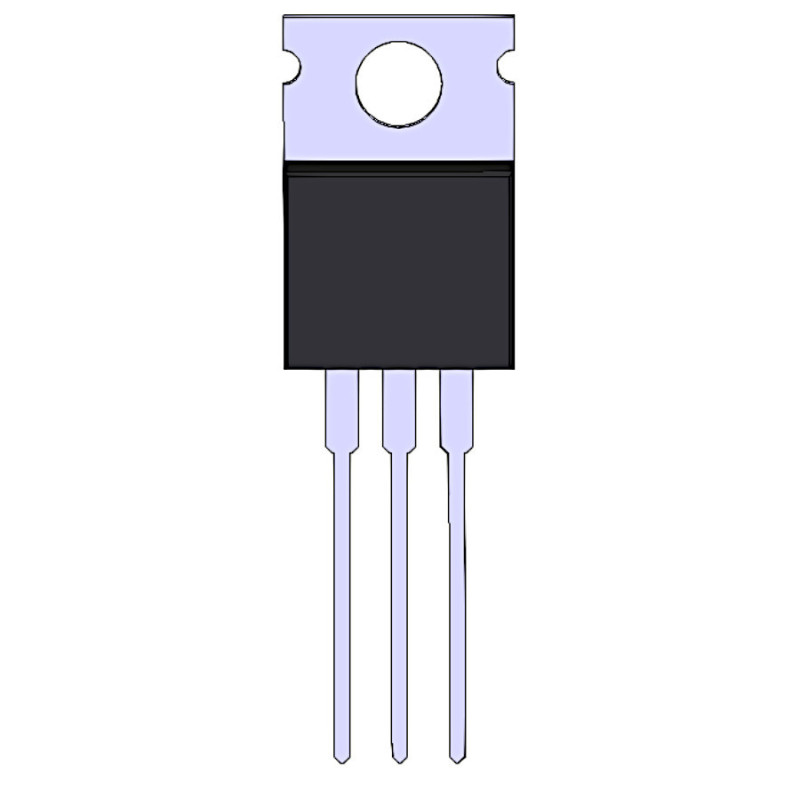 BT136-600E triak mocy 600V 4A 25A TO220 AC