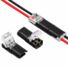 2x DuoKlik 2P szybkozłączka 2-pin do przewodów bez lutowania 20–22 AWG
