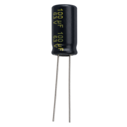 Kondensator elektrolityczny 63V 100uF 8x15 mm 105C niskoimpedancyjny