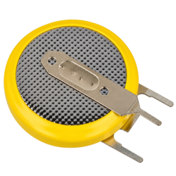 Bateria CR2032-1GV stojąca pionowa 3 piny do druku PCB THT litowa 3V CR2032