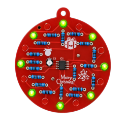 Świąteczna bombka LED DIY Elektroniczny zestaw montażu NE555 16 LED