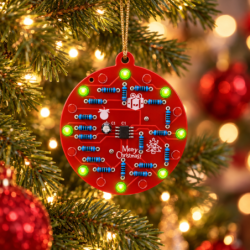 Świąteczna bombka LED DIY Elektroniczny zestaw montażu NE555 16 LED