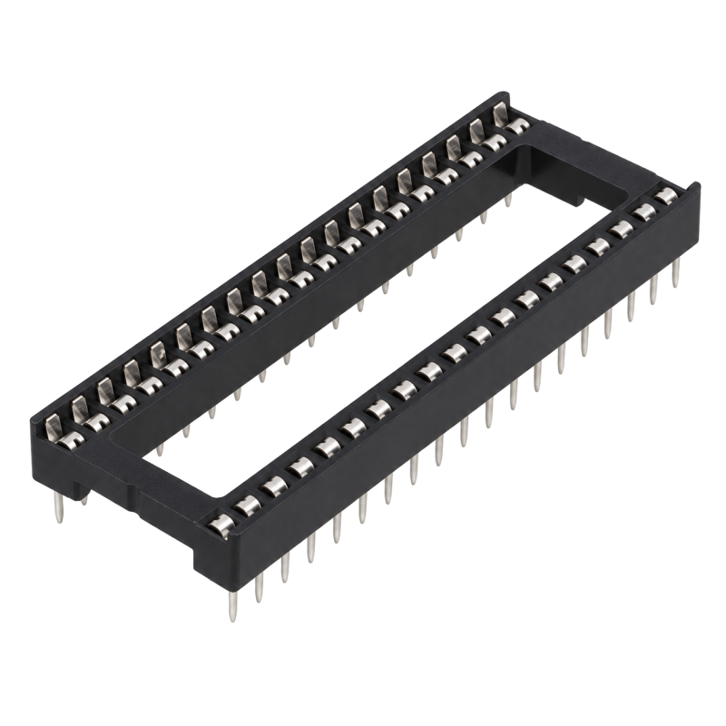 Podstawka do układów scalonych DIP40 szeroka 2,54mm raseter 50.75x17.67